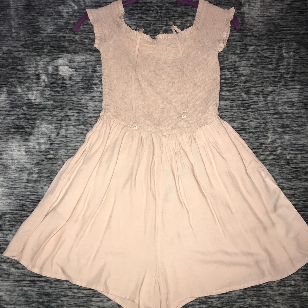American Eagle Light Pink Romper